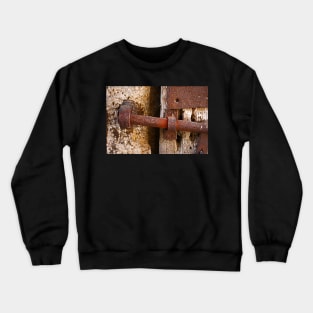 Rusted Doorlatch - Rothenburg, Germany Crewneck Sweatshirt